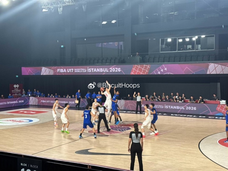 7支NBA球队球探及多所NCAA名校教练现场观战中国U17对阵委内瑞拉