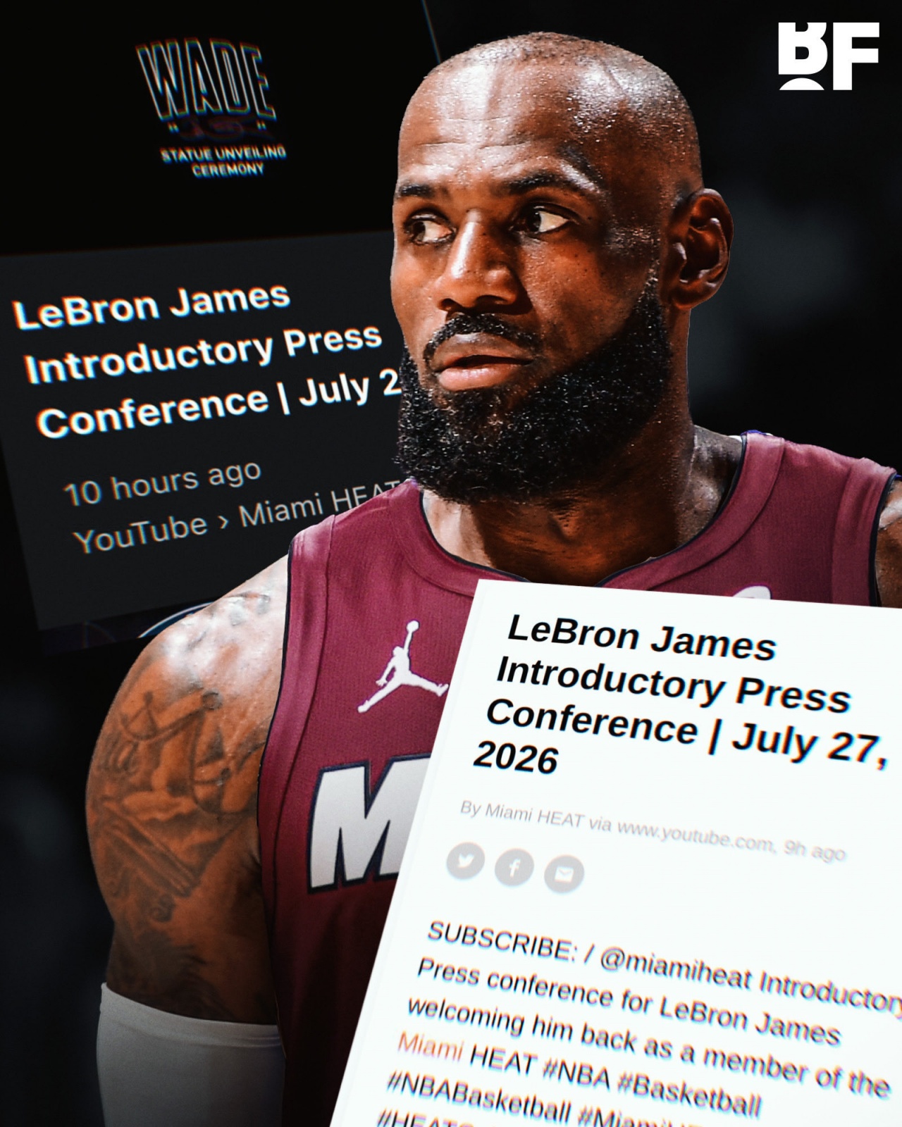 热火官方误操作 ESPN播客标题再掀詹姆斯交易传闻