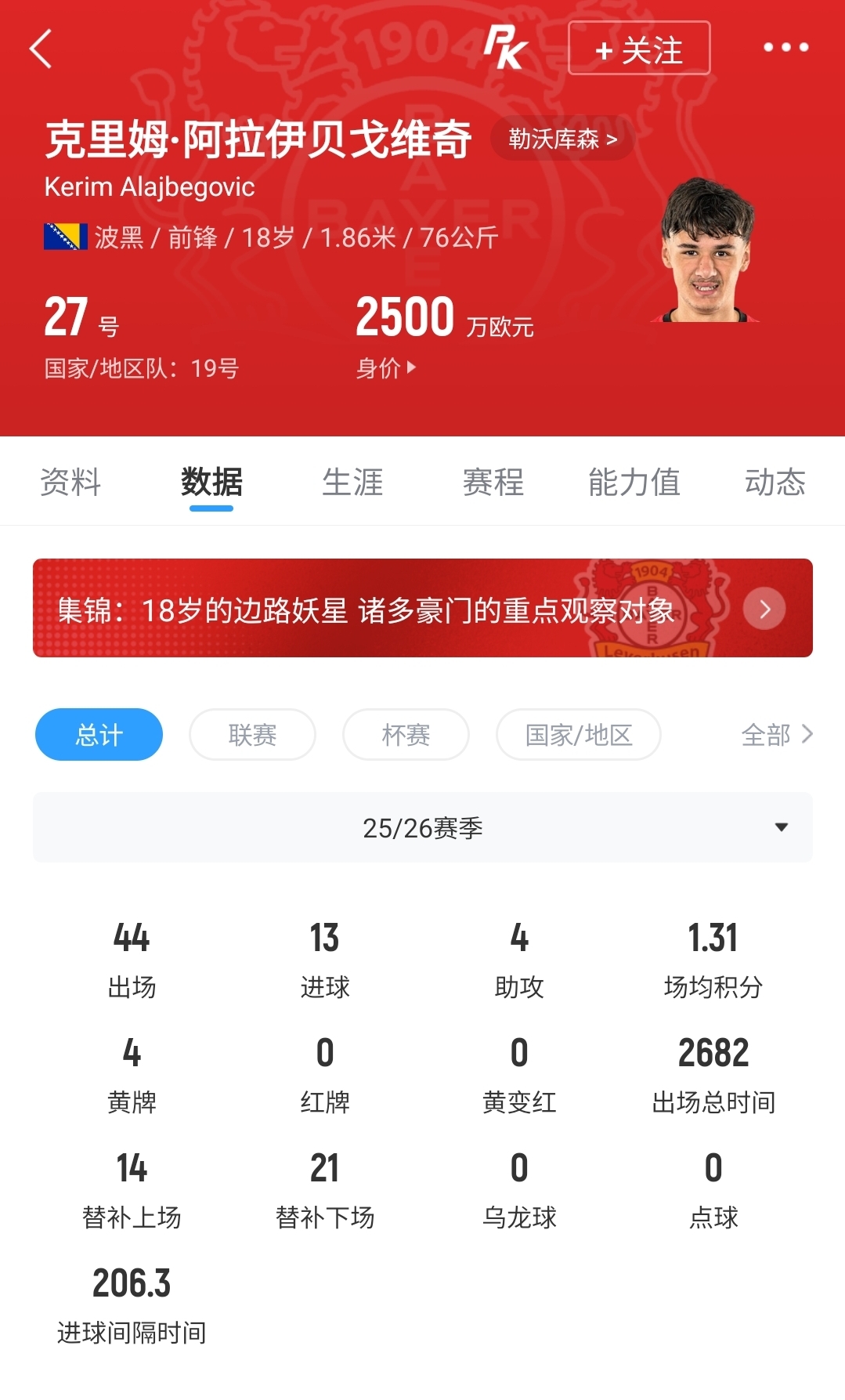 德天空:尤文4000万欧截胡切尔西,签下18岁波黑中场阿拉伊贝戈维奇 德天空:尤文4000万欧截胡切尔西,签下18岁波黑中场阿拉伊贝戈维奇