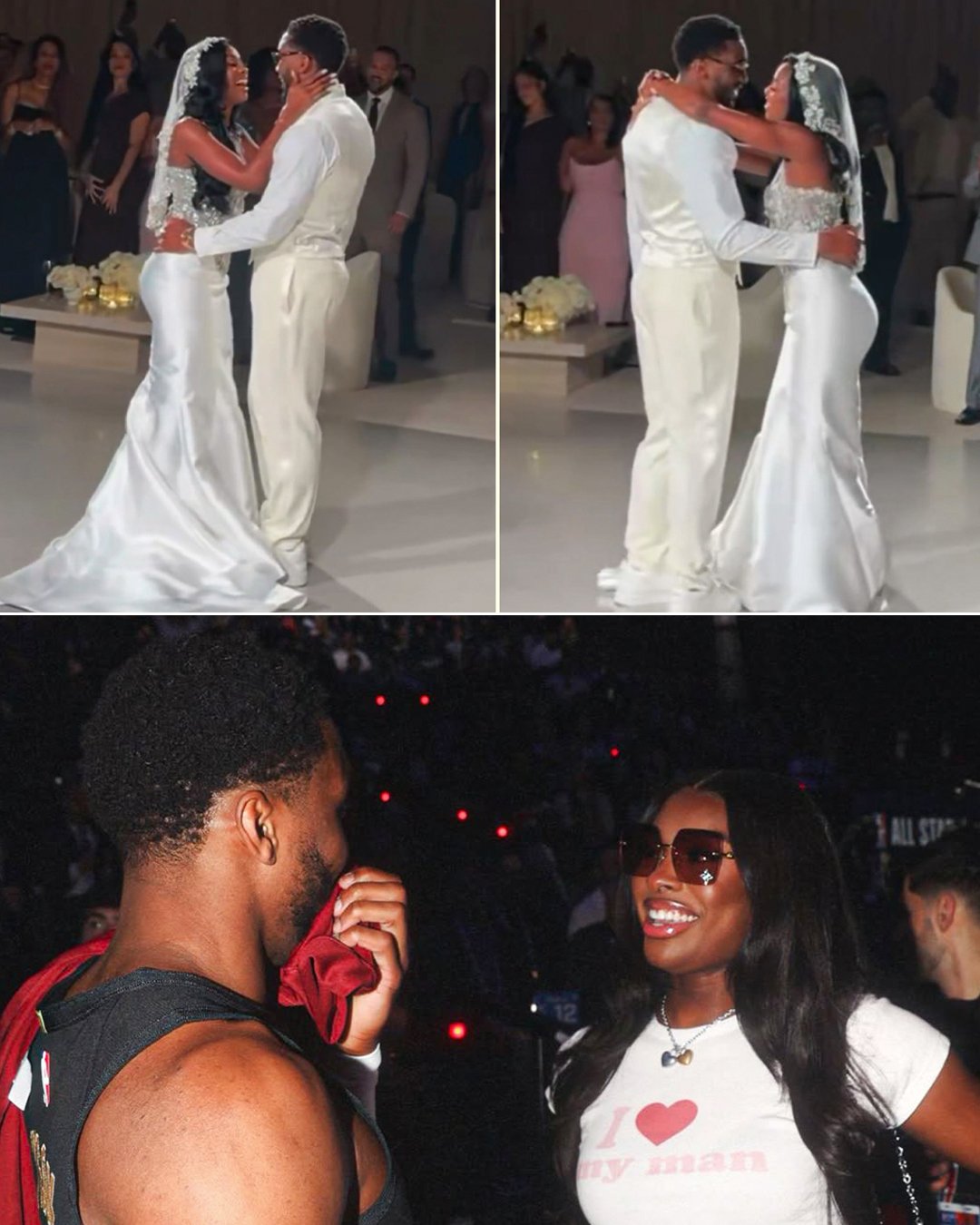米切尔与歌手Coco Jones完婚 杰伦·布朗、阿德巴约到场祝贺 米切尔与歌手Coco Jones完婚 杰伦·布朗、阿德巴约到场祝贺