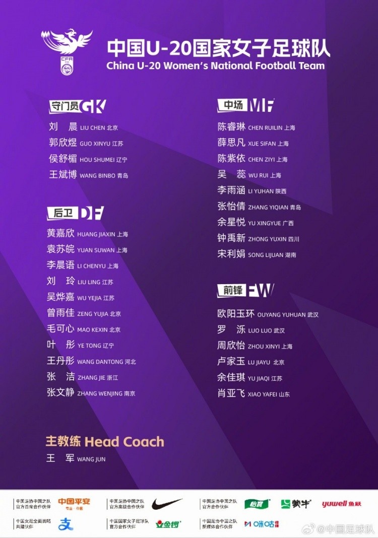 U20女足今日15时热身大连足校 后续连战女超前二与女甲第二 U20女足今日15时热身大连足校 后续连战女超前二与女甲第二